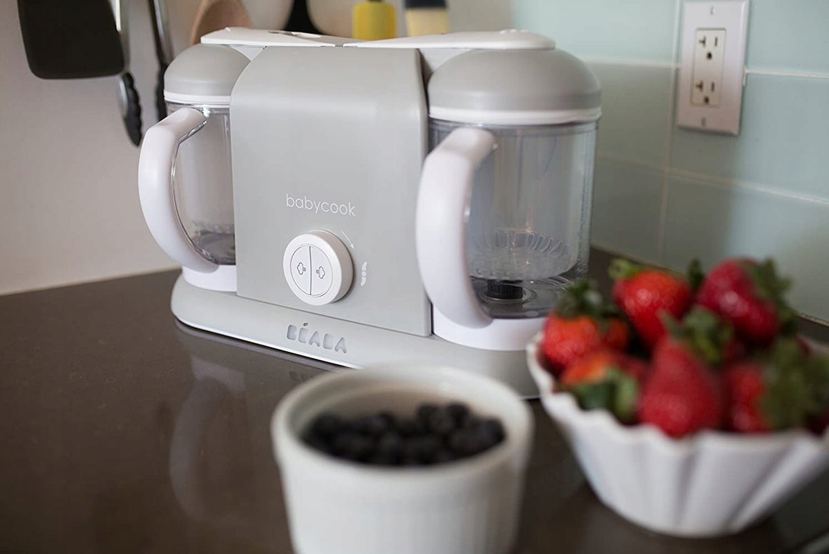 BEABA Babycook Duo ROBOT KUCHENNY 4 w 1 2200 ml szary robot kuchenny do przygotowania posiłków dla dzieci