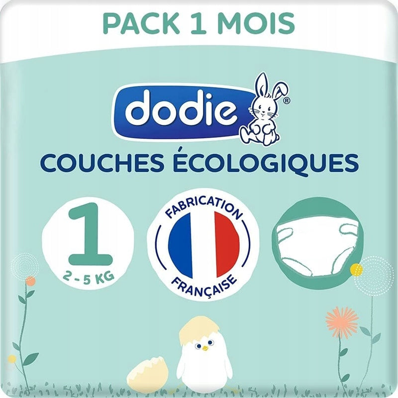 DODIE Öko-Einwegwindeln Größe 1 (2-5kg) x100