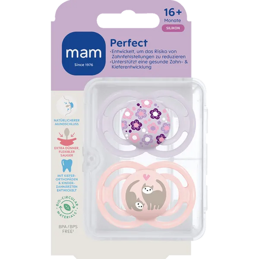 MAM Perfect Silikon-Schnuller 16m+ x2 – Produktbild 2