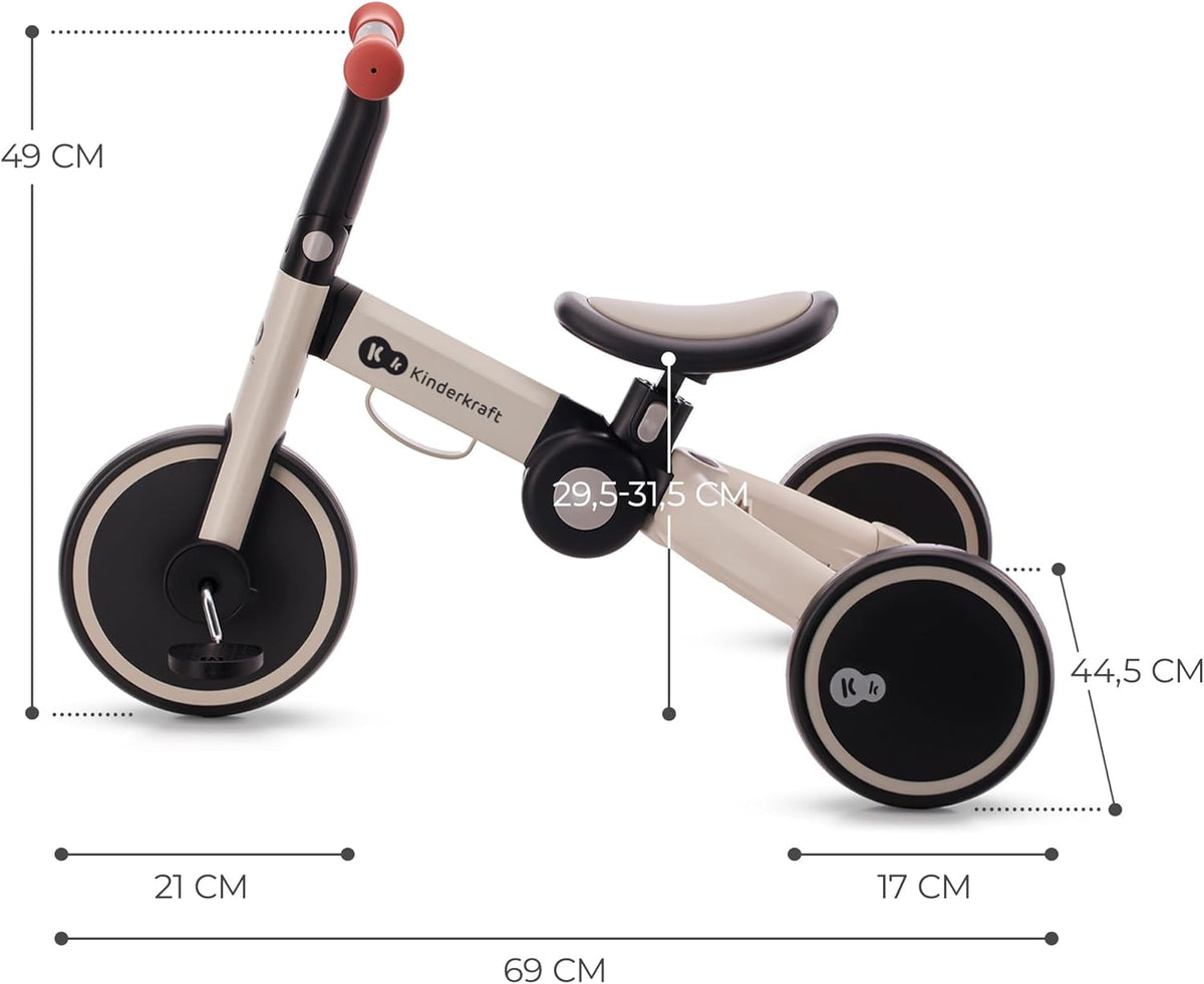 KINDERKRAFT 4TRIKE Dreirad 3in1 12 Monate+