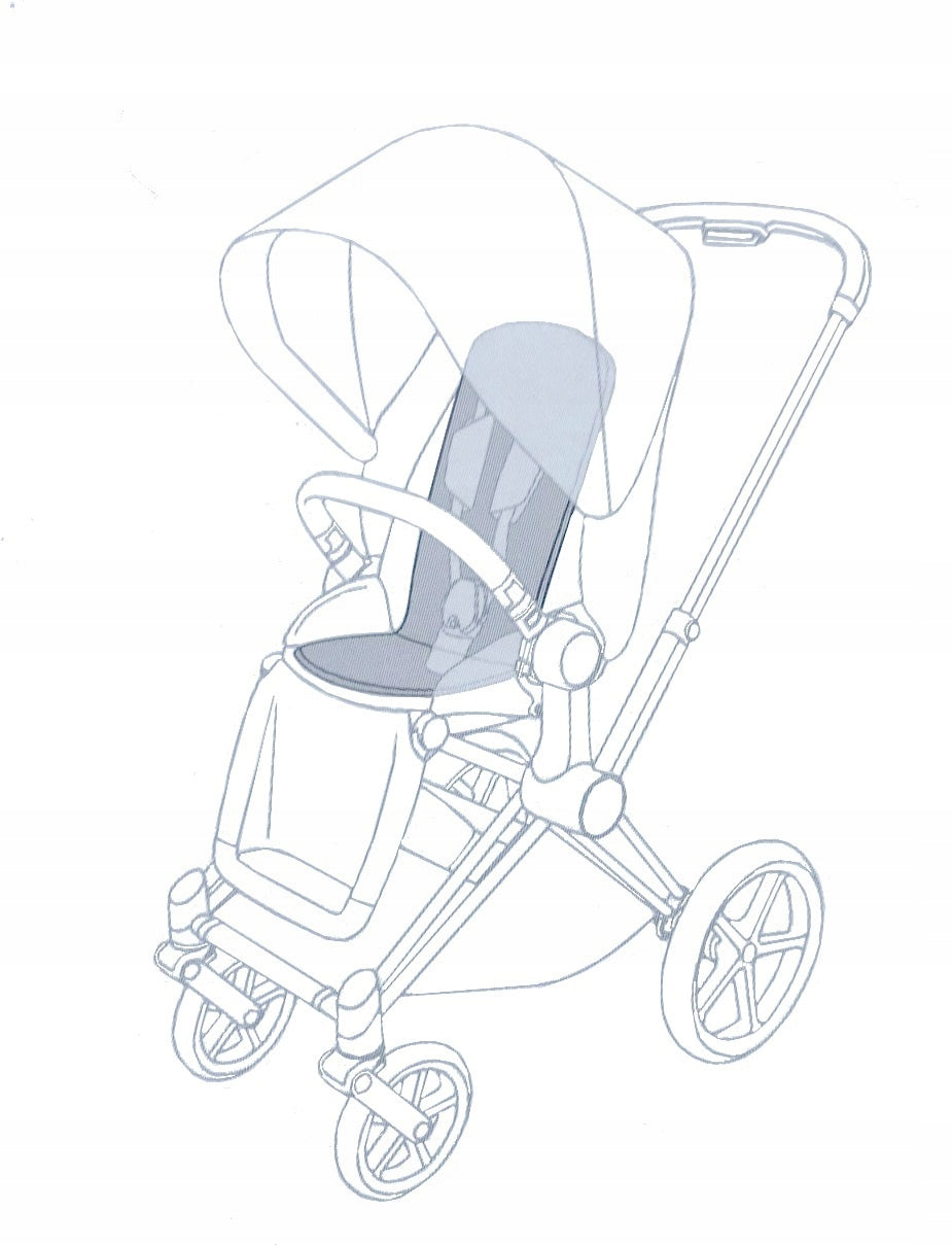 CYBEX PLATINUM atmungsaktive Einlage für Kinderwagen