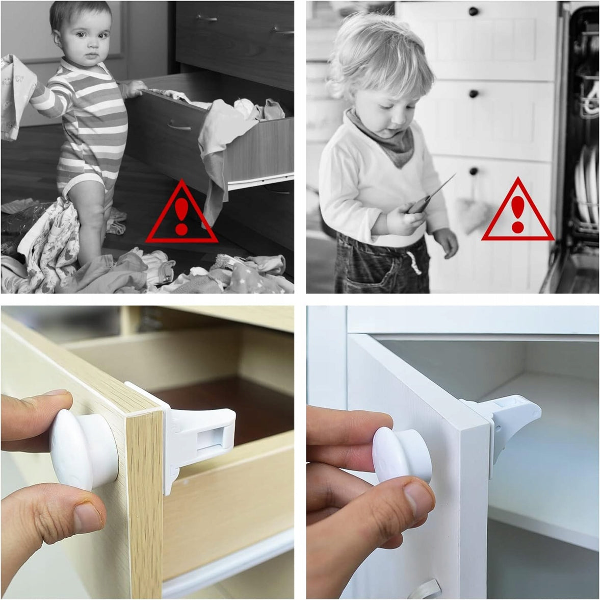 APEX Schrank- und Schubladensicherung 4 Stück