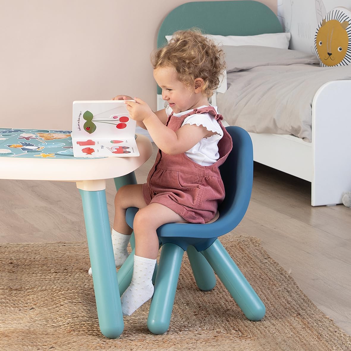 LITTLE SMOBY Kinderstuhl für drinnen und draußen 18m+