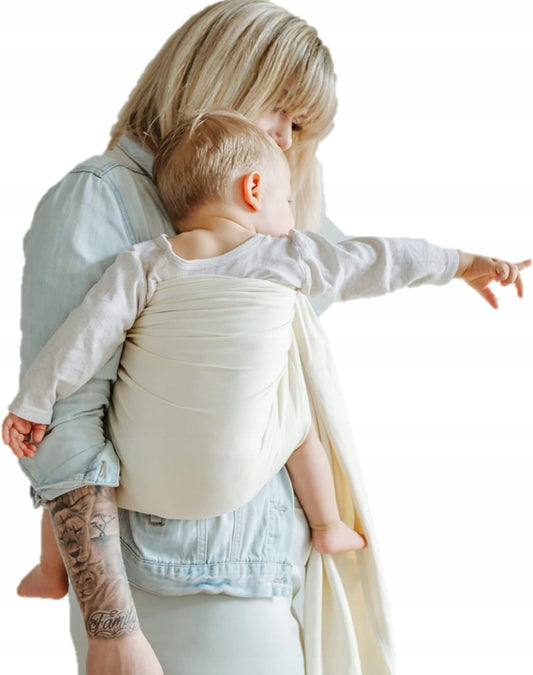 SHABANY Ring Sling Babytrage BIO-BAUMWOLLE
