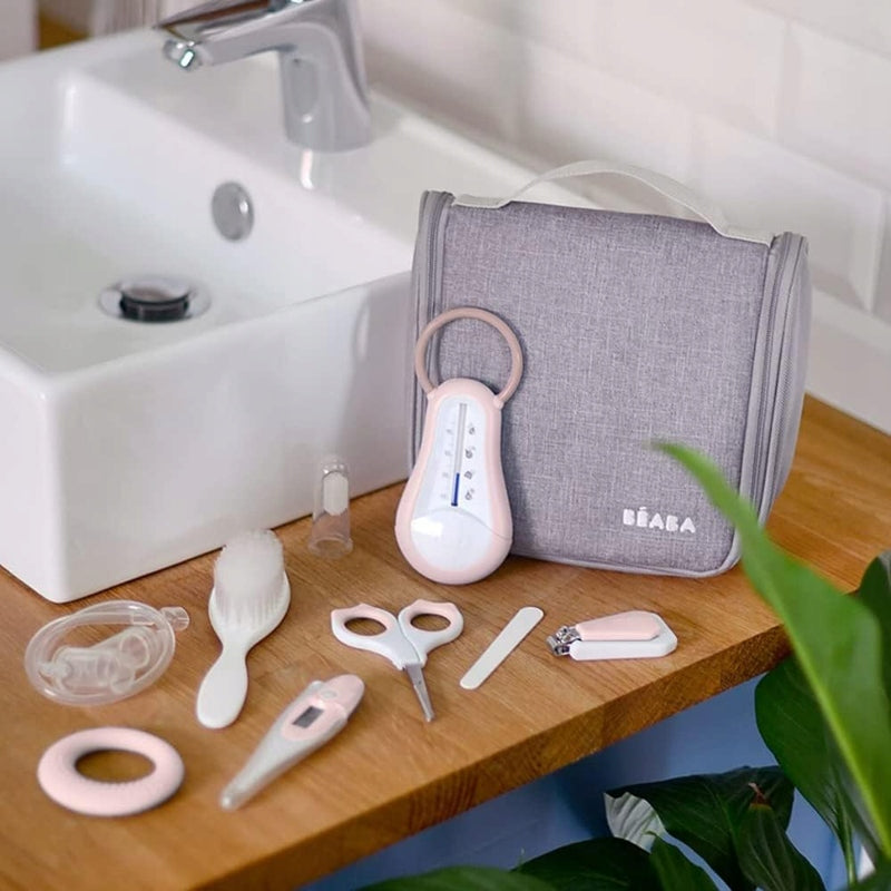 BEABA Baby-Pflegeset 9-teilig + Organizer mit Griff