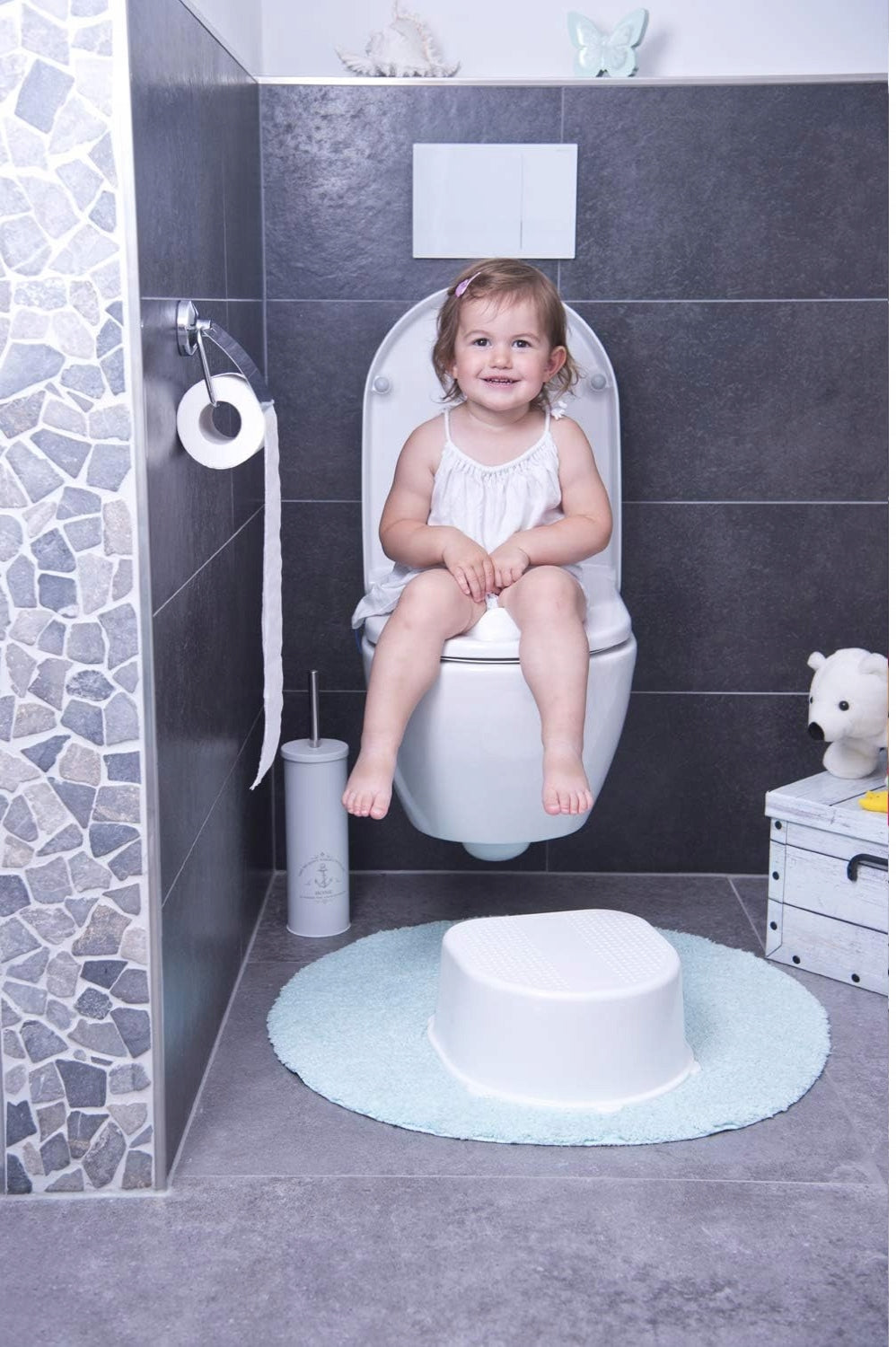 ROTHO Bella Bambina nakładka na sedes 24 m+ szara