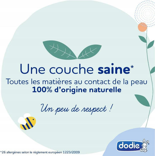 DODIE wegwerpluiers ecologisch maat 1 (2-5kg) x100