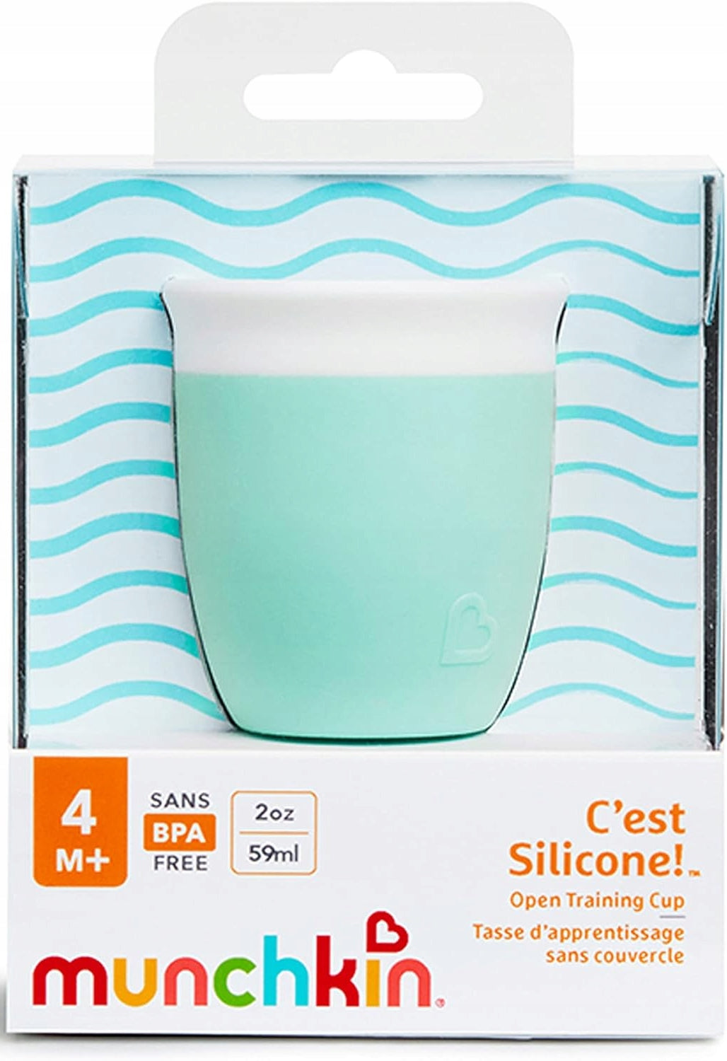 MUNCHKIN C'est Silicone! offener Becher 360 4M+ 60ml