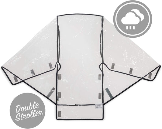 HAUCK rain cover for Turbo Duo / Roadster Duo strollers