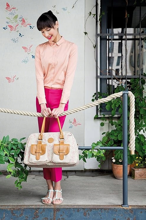 LASSIG Vintage Metro Bag Wickeltasche und Zubehörtasche + Zubehör – Produktfoto 2