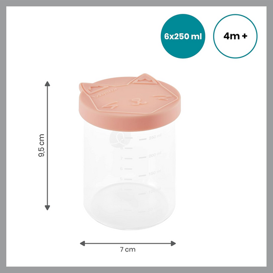 BABYMOOV ISY BOWLS GLASBEHÄLTER 6x250 ml – Produktfoto 2