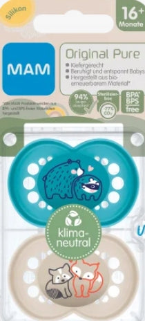 MAM ORIGINAL PURE Beruhigungsschnuller x2 ab 16 Monaten – Produktbild 2
