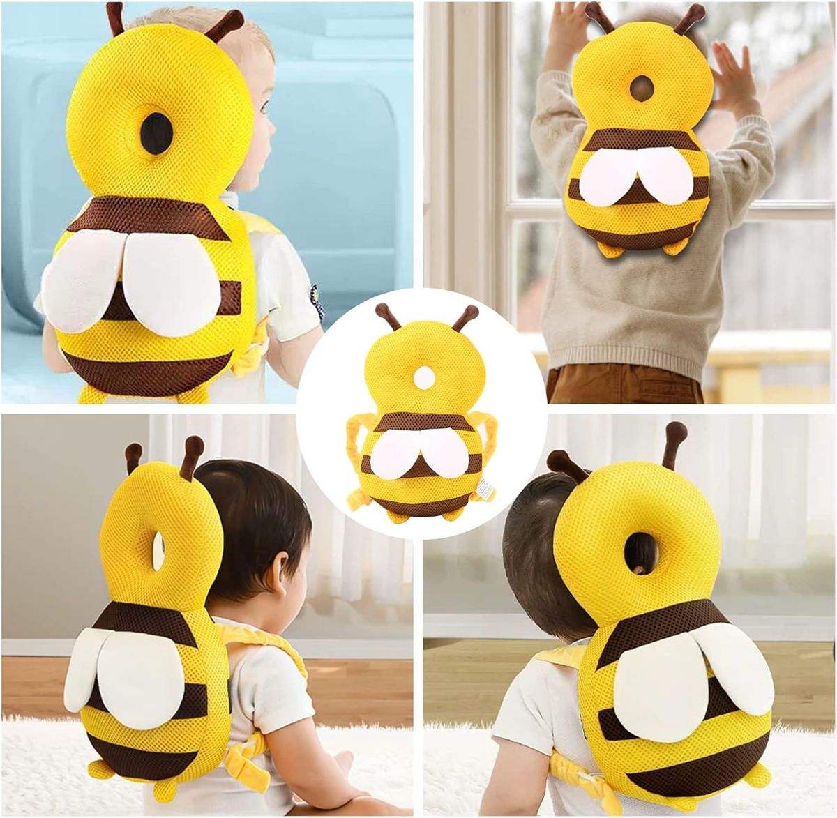 BABY HEAD PROTECTOR Kopf- und Rückenschutz beim Laufenlernen BIENE