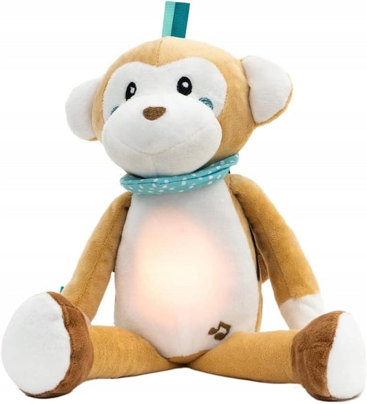 INNOGIO GIO-881 Kuscheltier mit Licht und 10 Geräuschen AFFE LUCY 35 cm – Produktfoto 2