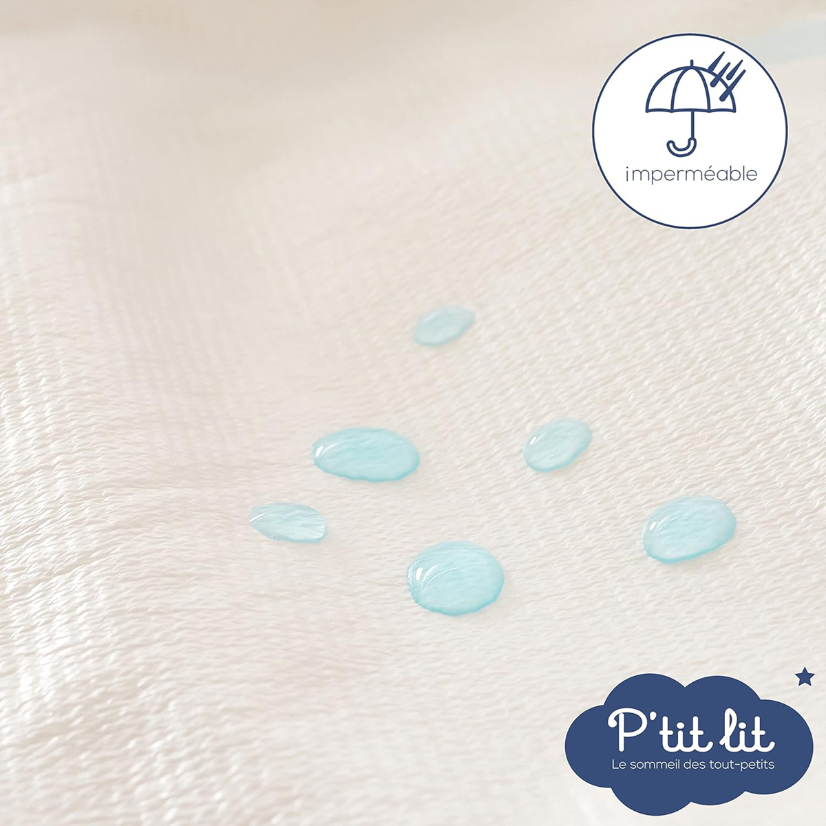 P'TIT LIT Matratzenschoner wasserdicht 70x140 Antimilben