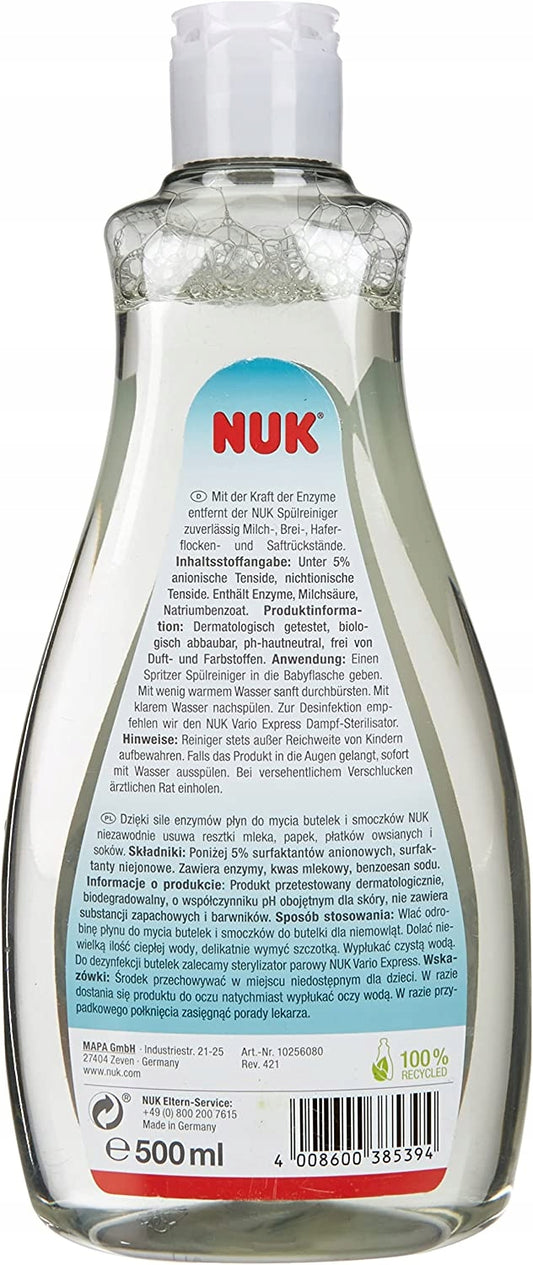 NUK Reinigungsmittel für Fläschchen und Sauger 500 ml – Produktbild 2