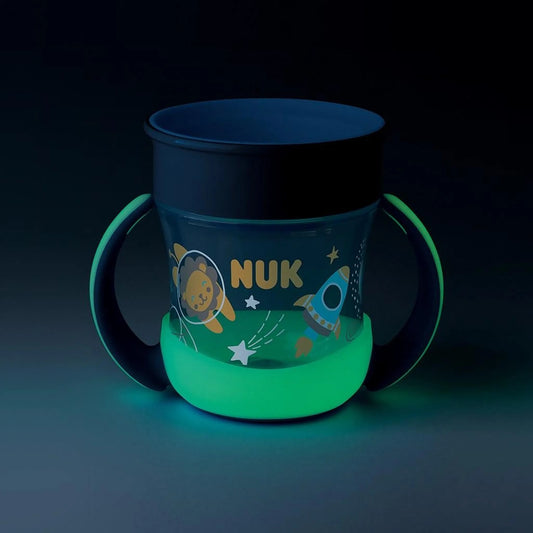 NUK Mini Magic Cup nachtleuchtender 360° Trinklernbecher 160 ml 6m+