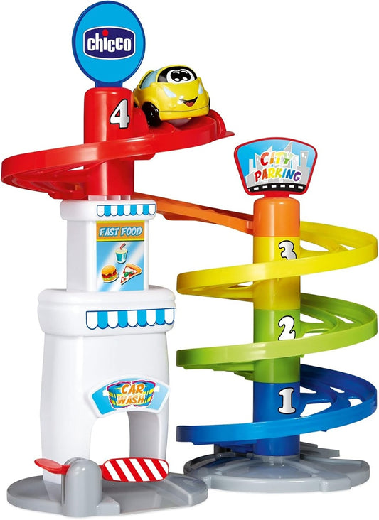 CHICCO Parkhaus 37 cm + Turbo Ball Auto