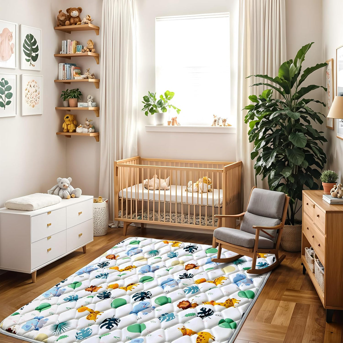 Spielmatte für Babys, rutschfeste Unterseite, 180x150