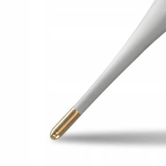 REER ExpressTemp Pro elektronisches LCD-Thermometer mit goldener Spitze – Produktfoto 2