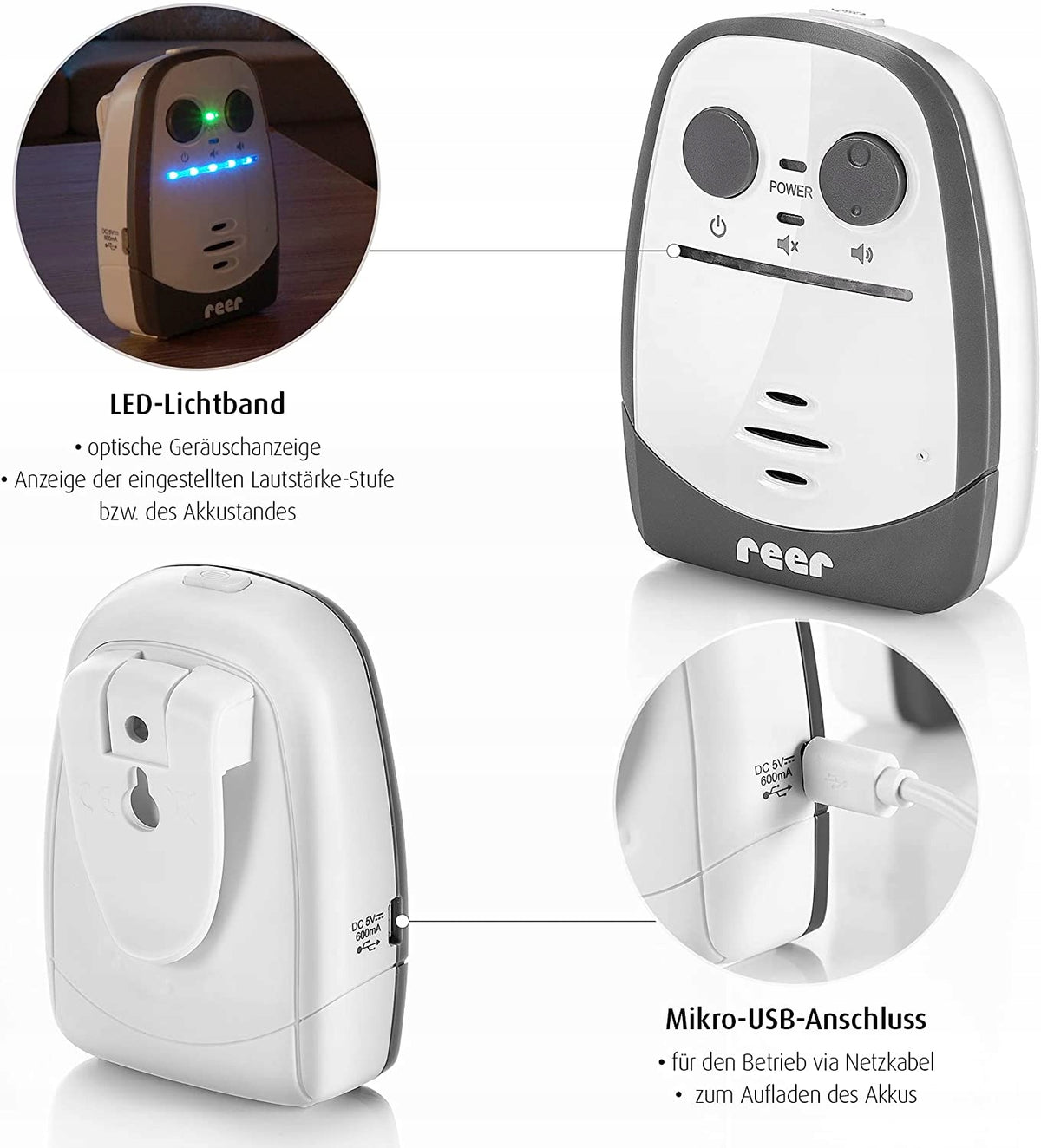REER Cosmo digitales Babyphone 600m