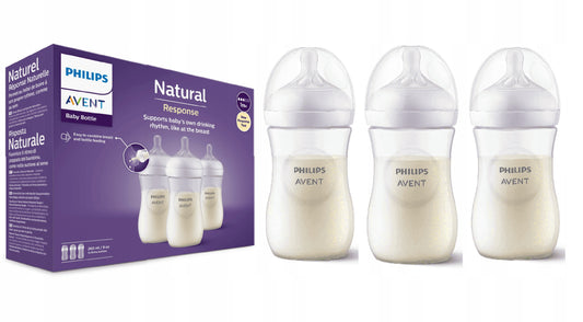 PHILIPS AVENT Natural RESPONSE Flasche 260 ml 1 Monat+ x3