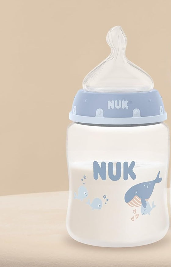 NUK First Choice+ Flasche 150 ml Sauger S langsamer Durchfluss 0+