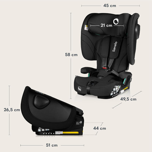 LIONELO NELLY i-Size Autokindersitz 76-150cm mit ISOFIX