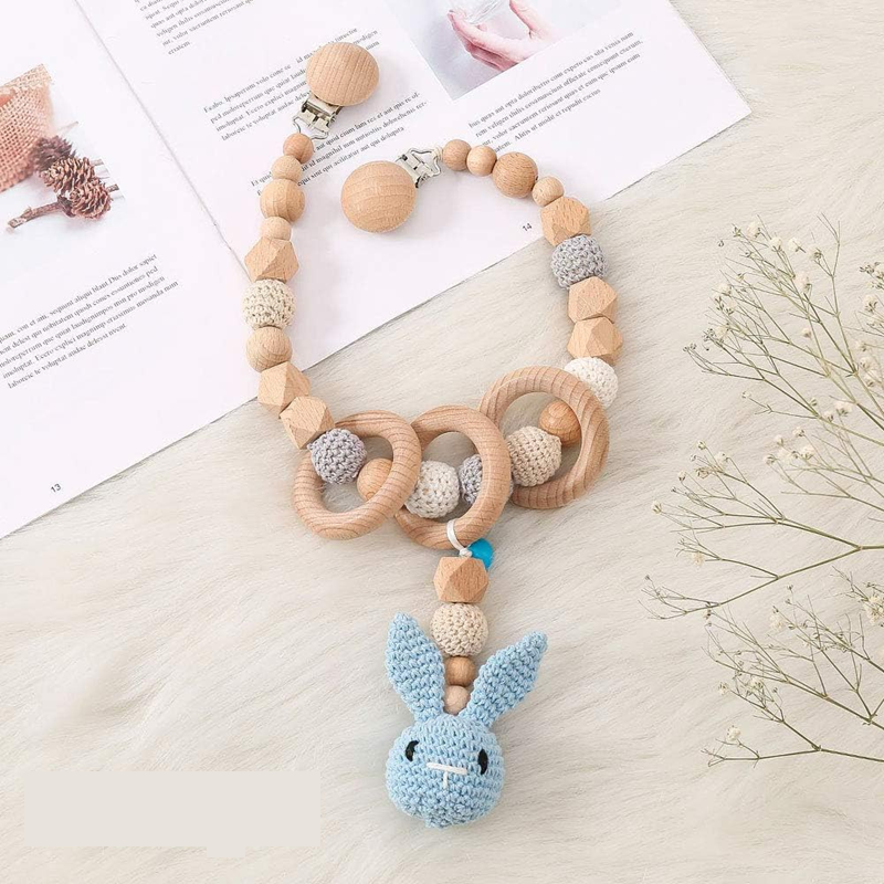 RUBY Holzclips für Schnullerketten 10 Stück