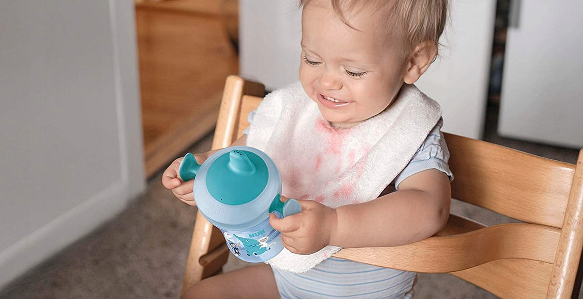 NUK Trainer Cup непроливаща чашка лъв и зебра 6 м+ 230 ml