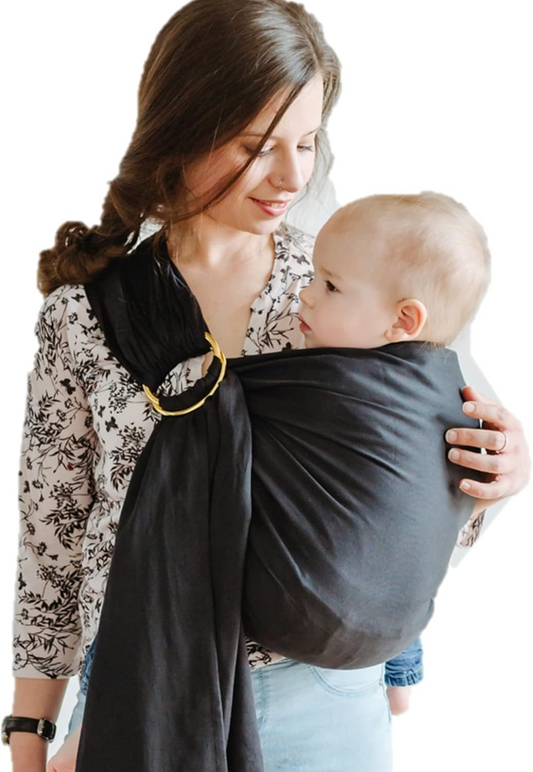 SHABANY Ring Sling Babytrage BIO-BAUMWOLLE