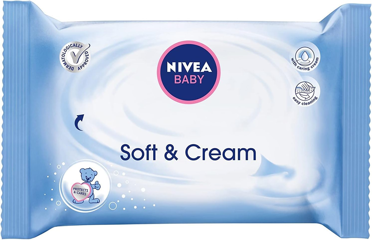 NIVEA BABY Feuchttücher SOFT&CREAM x63