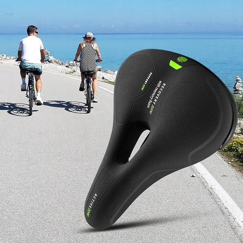 AYAMAYA Fahrradsattel MTB und Trekking aus Schaumstoff 18,5 x 26 cm