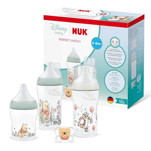 NUK Perfect Match Anti-Kolik-Flaschenset 0+ 4-teilig DISNEY