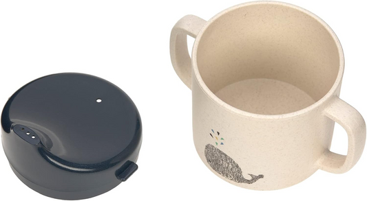 LASSIG Sippy Cup Little Water Whale Trinkbecher mit Mundstück 150 ml ab 6 Monaten – Produktbild 2