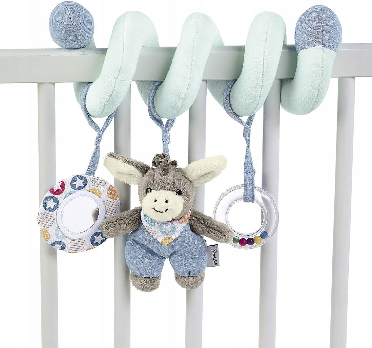 STERNTALER Spirale für Kinderwagen, Kinderbett Esel Emmi „N