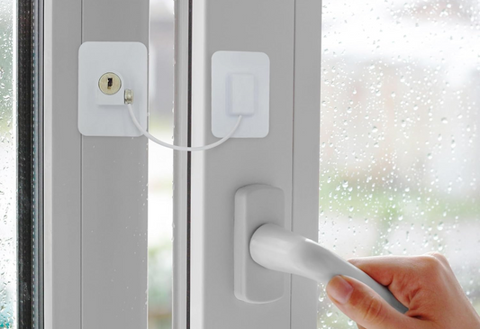 CHILD WINDOW SECURITY Stahlfenstersicherung und Schranksicherung 1 Stück