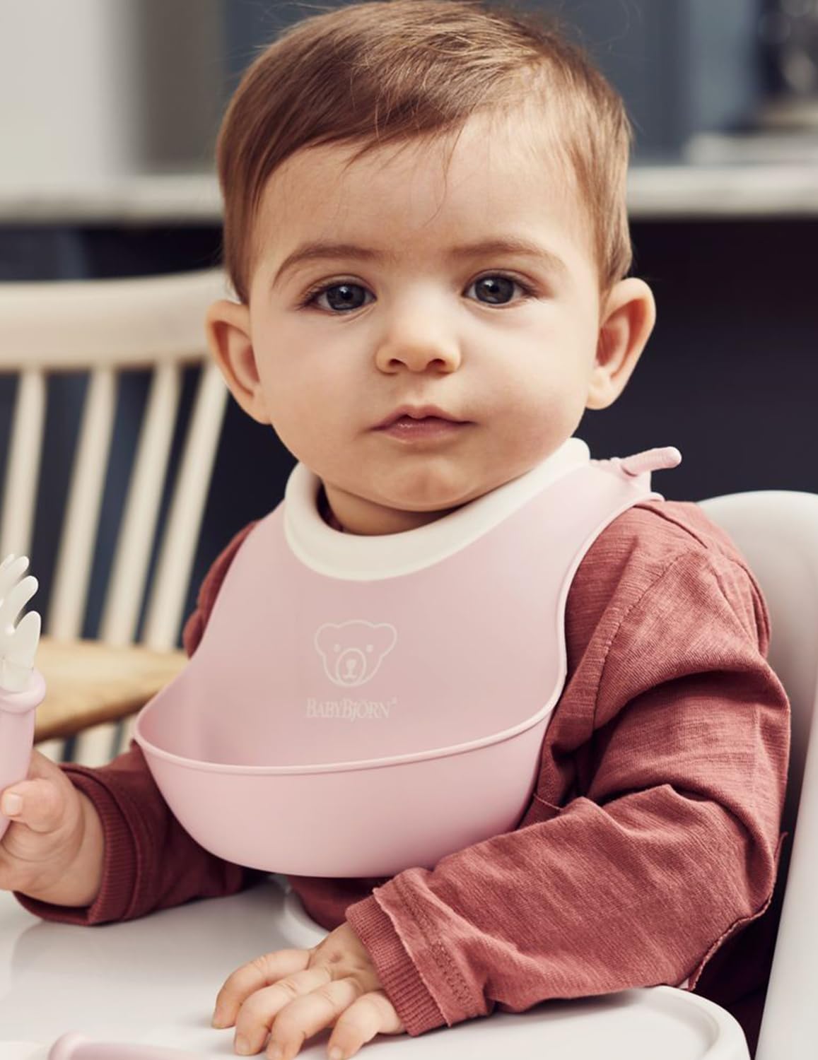 BABYBJORN Silikonlätzchen mit Auffangtasche x2 KLEIN