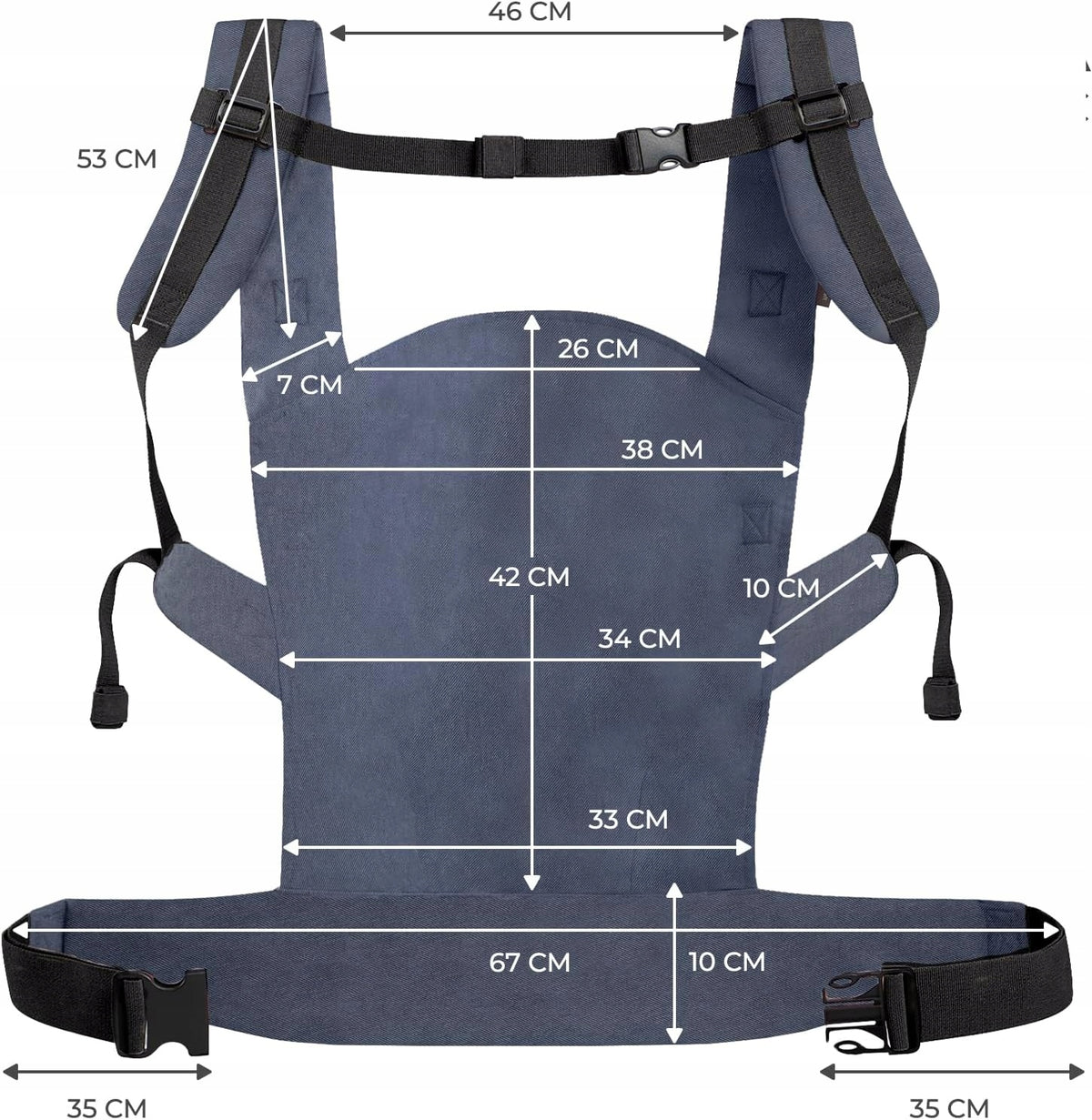 KINDERKRAFT NINO CONFETTI ergonomische Babytrage