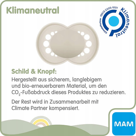 MAM ORIGINAL PURE Schnuller x2 16M+ Box