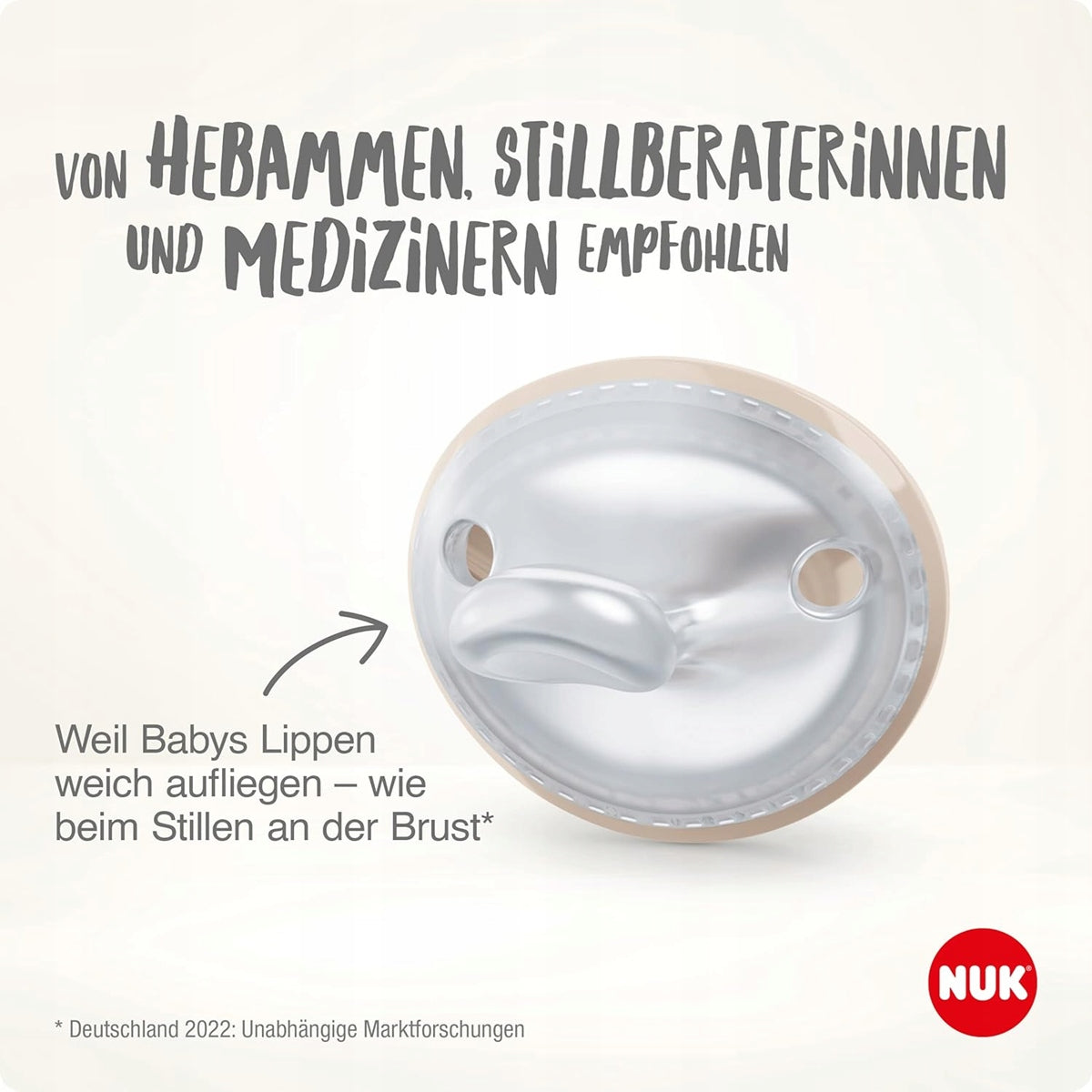 NUK MommyFeel Schnuller x2 0-9 Monate