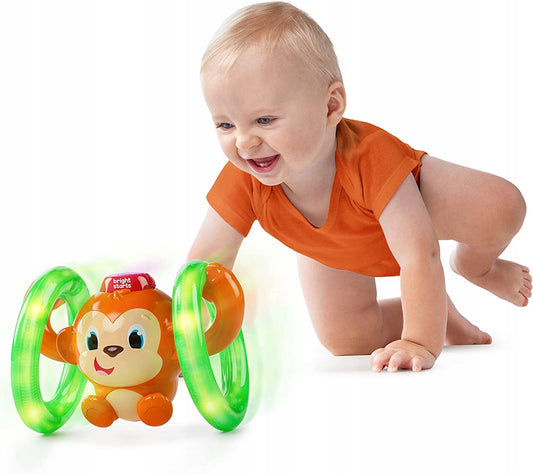 BRIGHT STARTS majom ROLL&GLOW fény hang