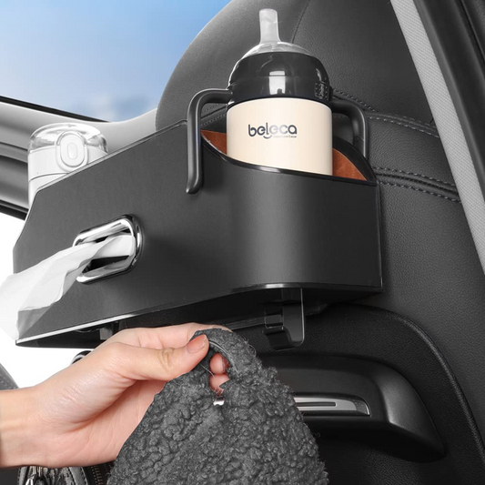 CARODI Multifunktionaler Auto-Organizer für Flaschen, Taschentücher und Zubehör