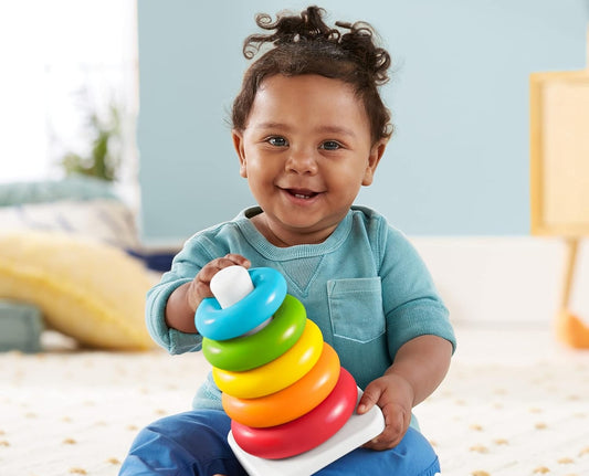 FISHER-PRICE Rock-a-Stack piramide 5 anelli 21 cm