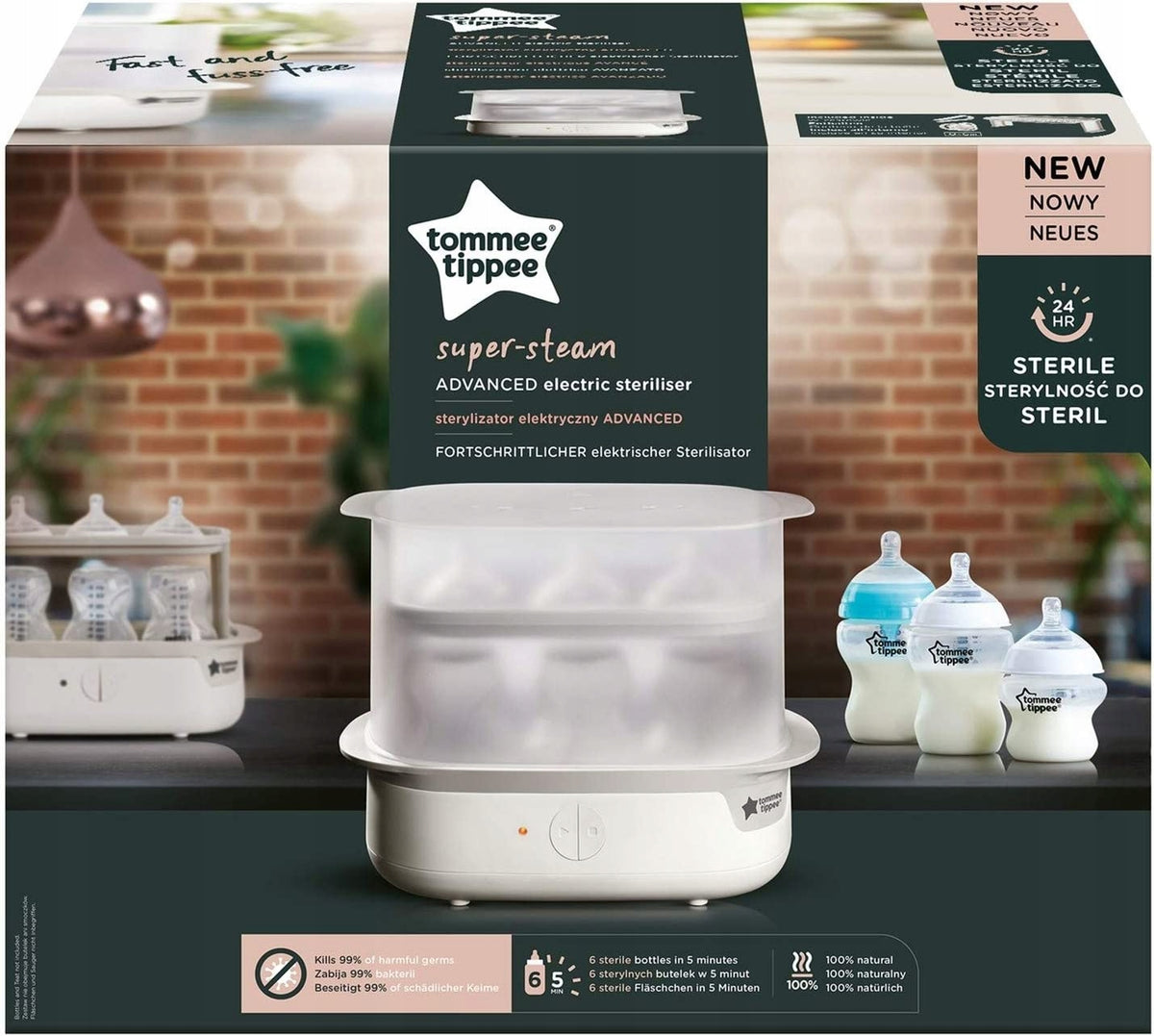 TOMMEE TIPPEE Elektrischer Dampfsterilisator