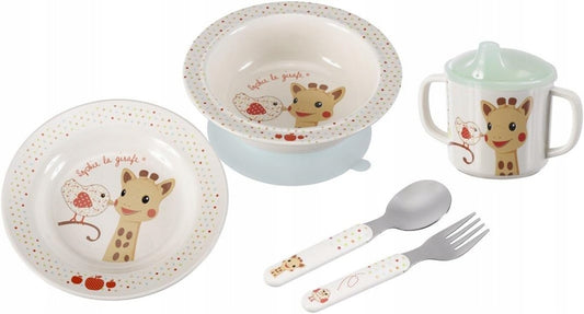 GIRAFFE SOPHIE Melamin-Geschirrset, 4-teilig – Produktbild 2