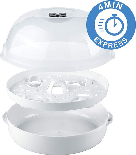 TIGEX Express Mikrowellensterilisator für 5 Fläschchen und Zubehör, 4 Minuten – Produktbild 2