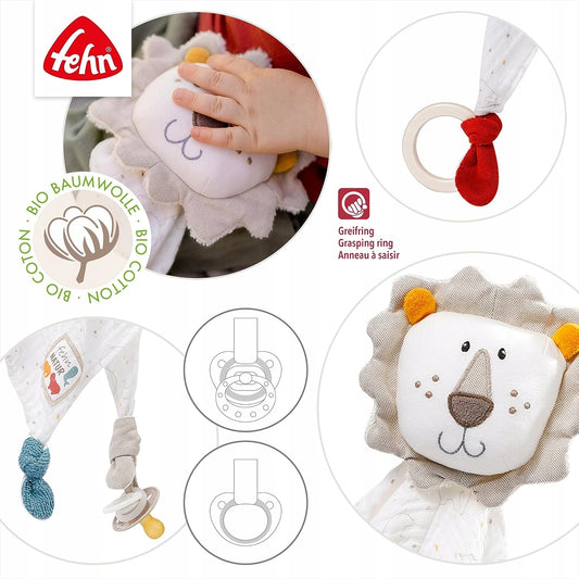 FEHN lion comforter cuddly toy
