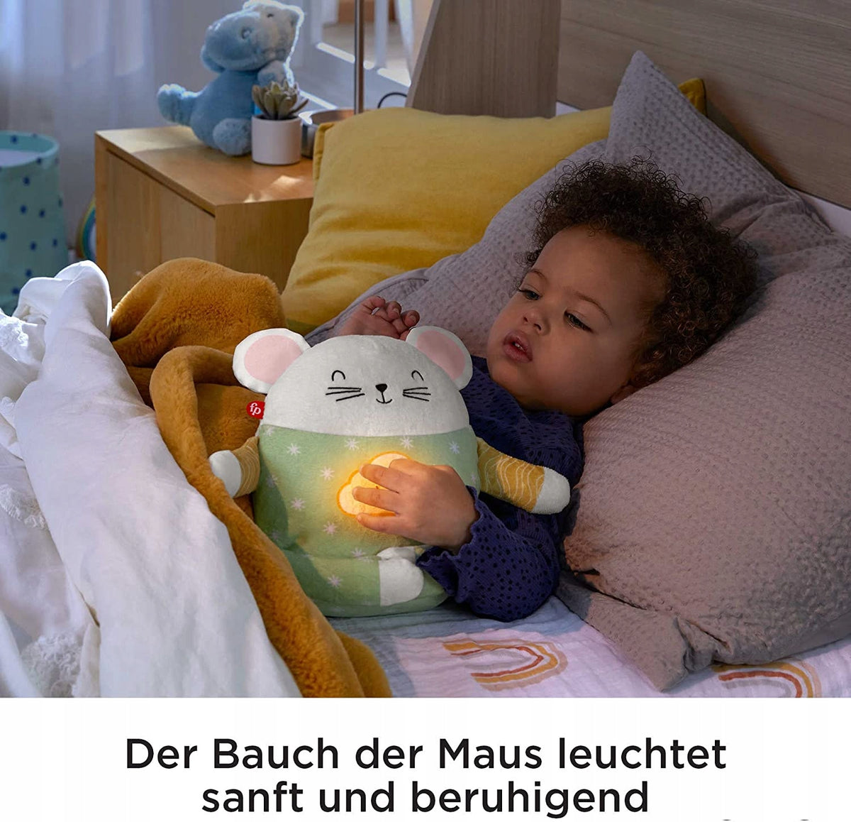 FISHER-PRICE myszka do medytacji uspokajacz J.DE. świeci delikatnie, uspokaja dziecko przed snem
