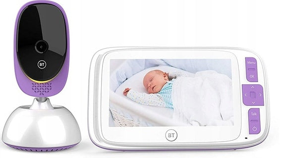 BT Smart cyfrowa niania elektroniczna 5" monitor baby monitor z kamerą, ekranem i aplikacją smartfonową